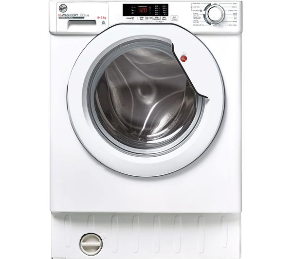 HOOVER H-Wash 300 HBD 485D2E Integrated 8 kg Washer Dryer - White