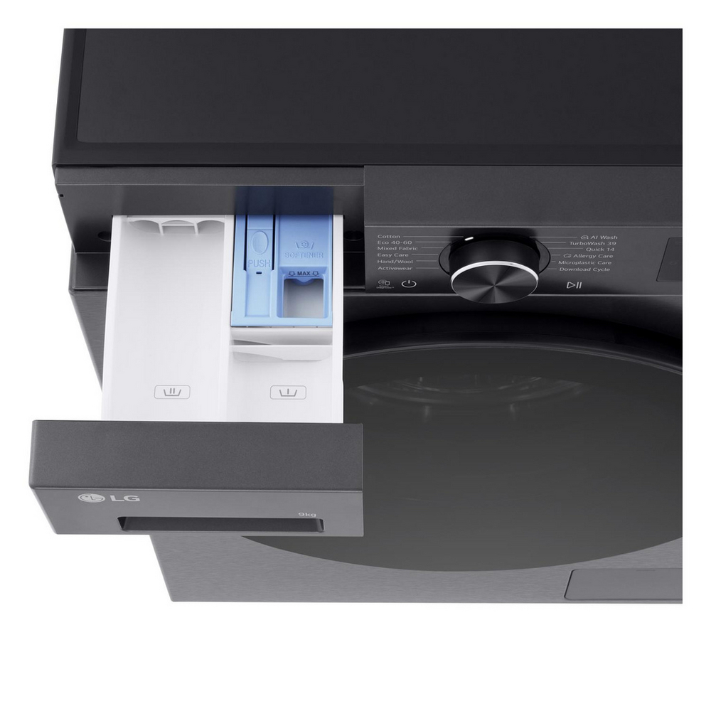 LG F2X50S9TBB 9kg 1200 Spin AI Direct Drive Freestanding Washing Machine Black – image 11 of 11
