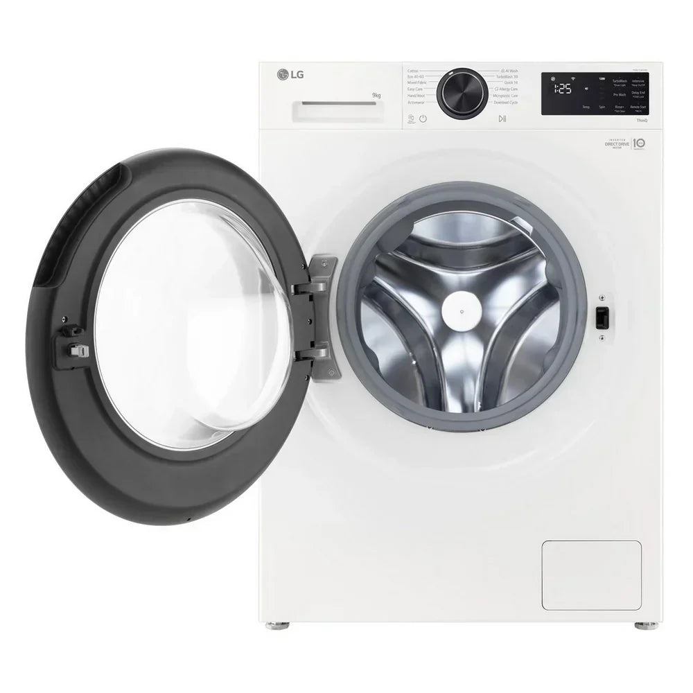 LG F2X50S9TWB VX50 Series 9kg 1200 Spin WiFi Enabled Front Load Washing Machine White - A Rated – image 2 of 10