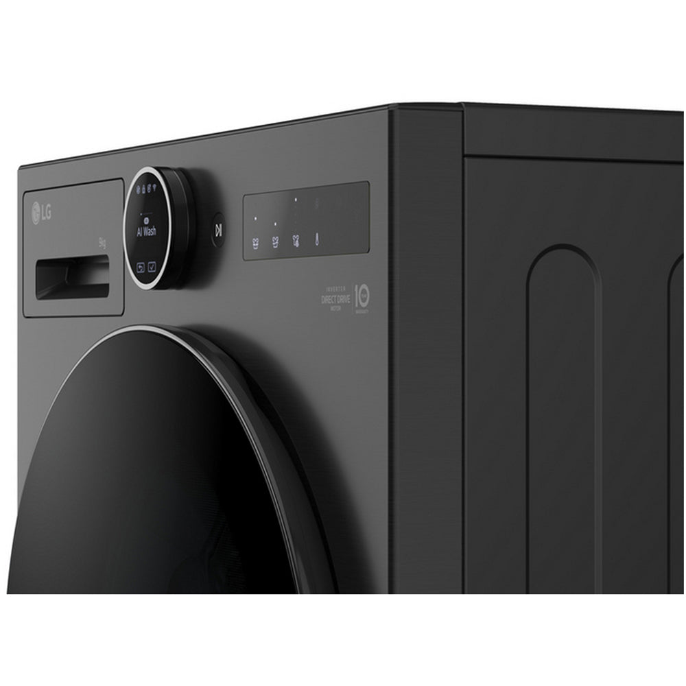 LG F4X7009TBB 9kg 1400 Spin AI Direct Drive Freestanding Washing Machine Black – image 14 of 16