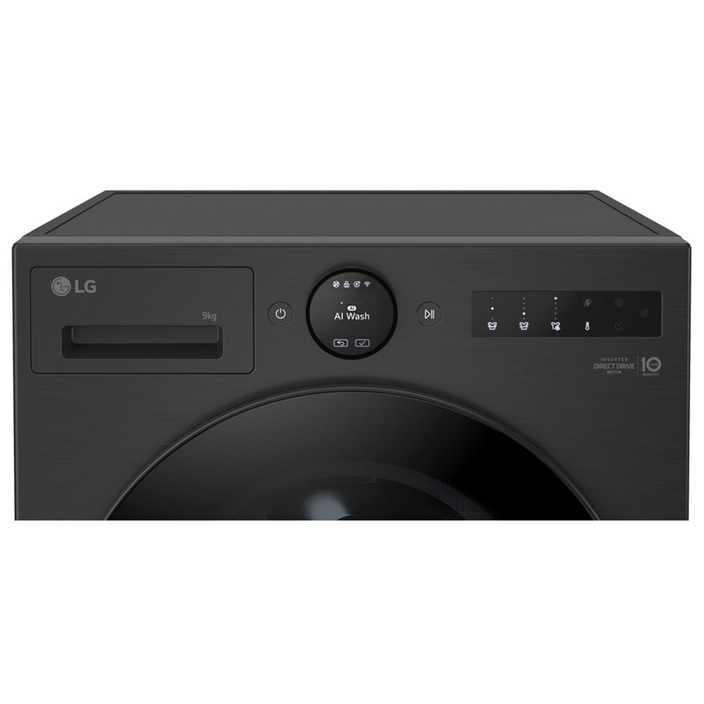 LG F4X7009TBB 9kg 1400 Spin AI Direct Drive Freestanding Washing Machine Black – image 3 of 16