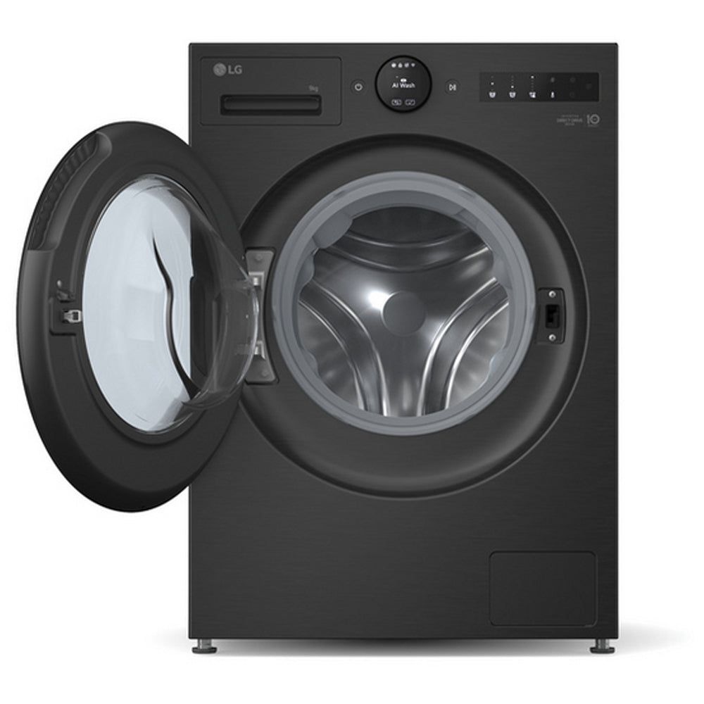 LG F4X7009TBB 9kg 1400 Spin AI Direct Drive Freestanding Washing Machine Black – image 2 of 16
