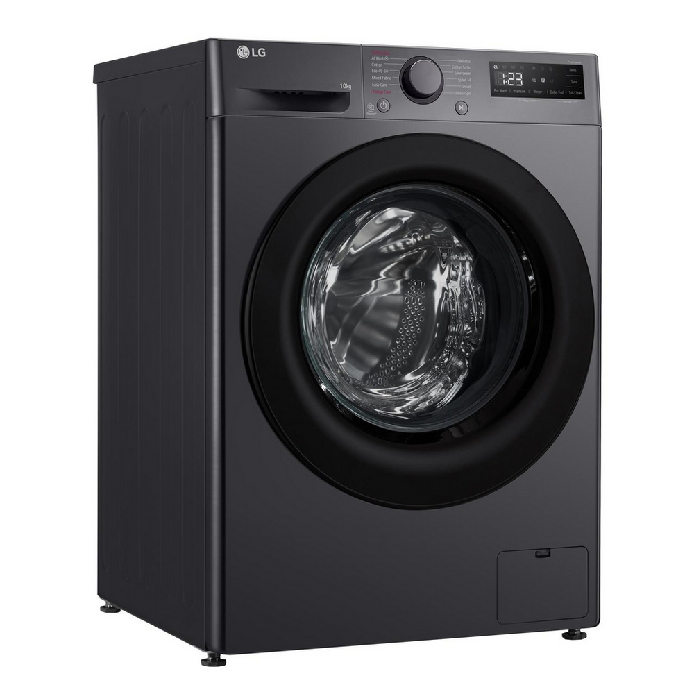 LG F4Y510GBLN1 10kg Steam 1400 Spin Freestanding Front Loading Washing Machine Slate Grey – image 12 of 14