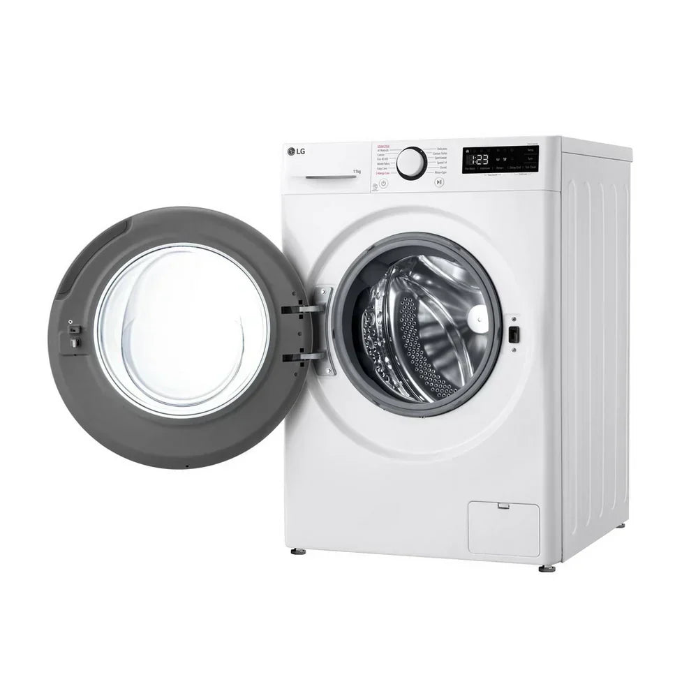 LG F4Y511WBLN1 11kg Steam 1400 Spin Freestanding Front Load Washing Machine White - A Rated – image 11 of 15