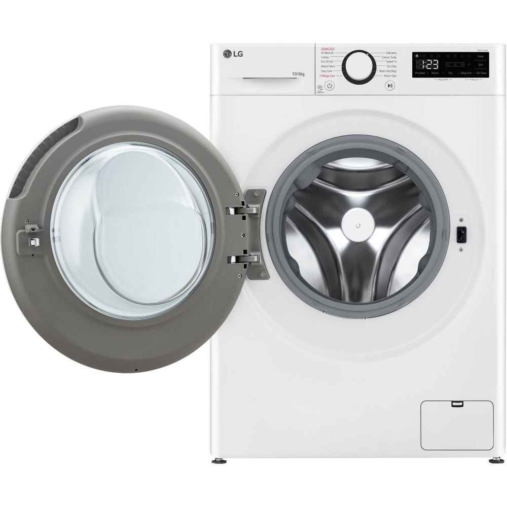 LG FWY606WWLN1 10+6kg 1400 Spin Washer Dryer White – image 2 of 17