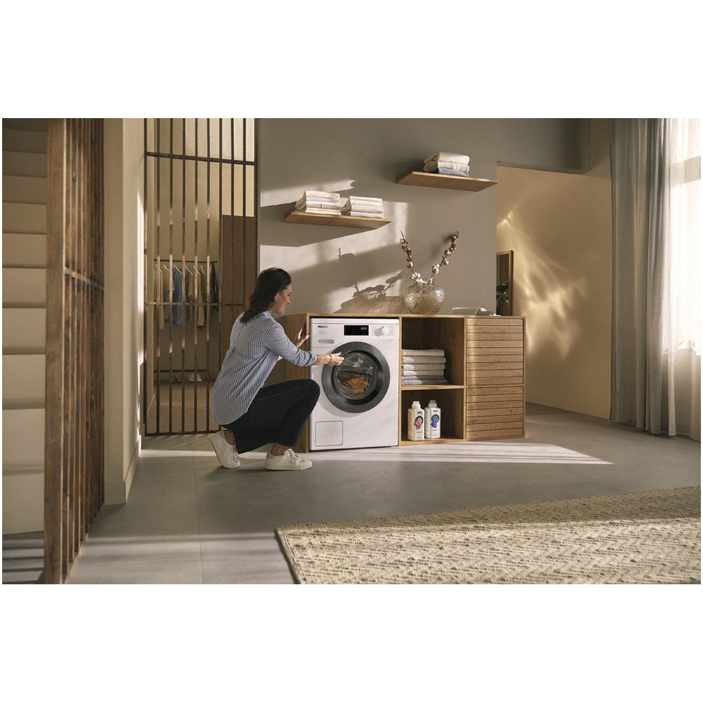 Miele WEB365 WCS PowerWash 8kg 1400 Spin Freestanding Washing Machine Lotus White – image 7 of 8