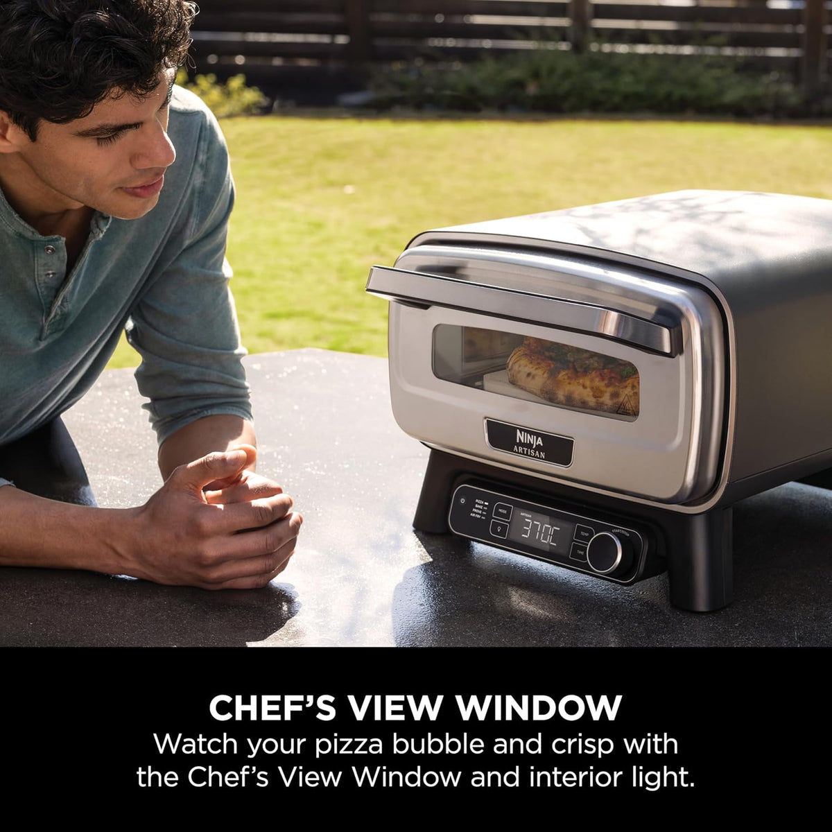 Ninja Artisan MO201UK Electric Outdoor Pizza Oven and Air Fryer - Grey – image 4 of 11