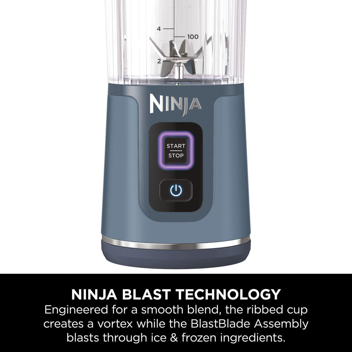 Ninja Blast Cordless Portable Blender Denim Blue BC151UKNV – image 10 of 15