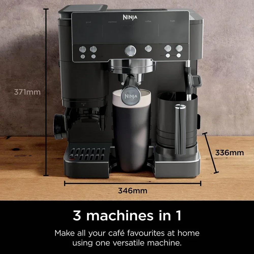 Ninja ES601UKBK Luxe Cafe Premier Espresso Coffee Machine - Black – image 2 of 8