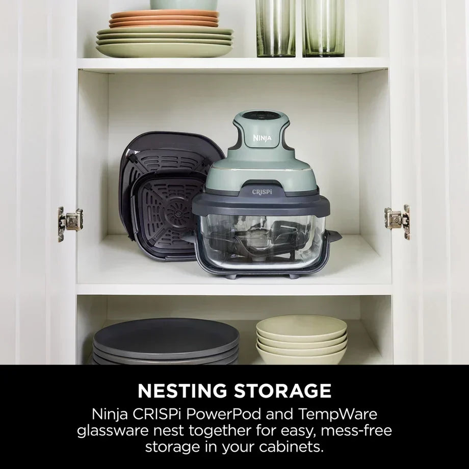 Ninja FN101UKSG CRISPi 4 in 1 Portable Glass Air Fryer Sage – image 18 of 18