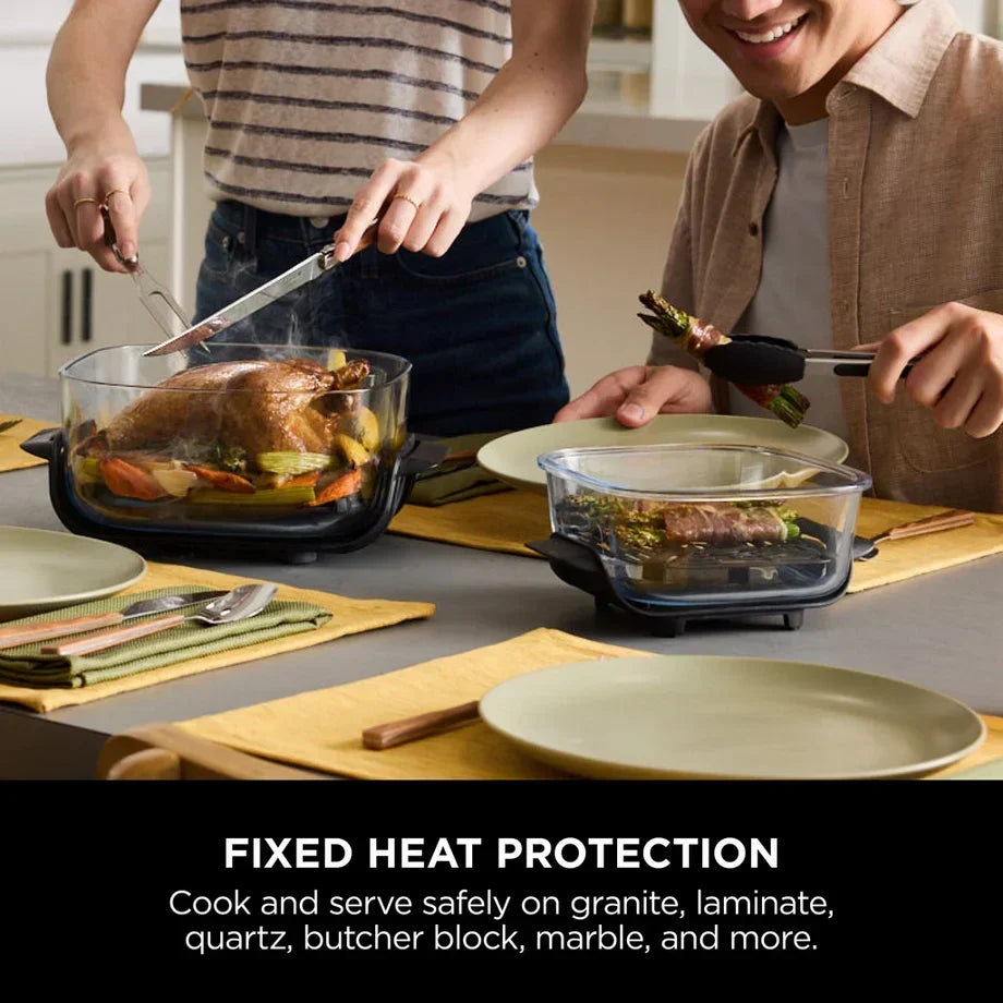 Ninja FN101UKST CRISPi 4 in 1 Portable Glass Air Fryer Stone – image 5 of 18