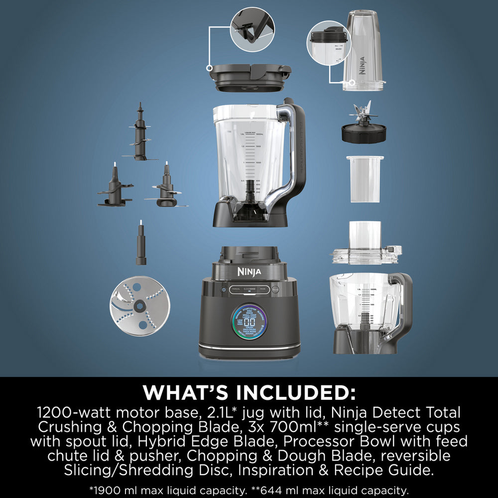 Ninja TB401UK Detect Power Blender and Processor Pro with Blendsense Technology Black – image 14 of 15