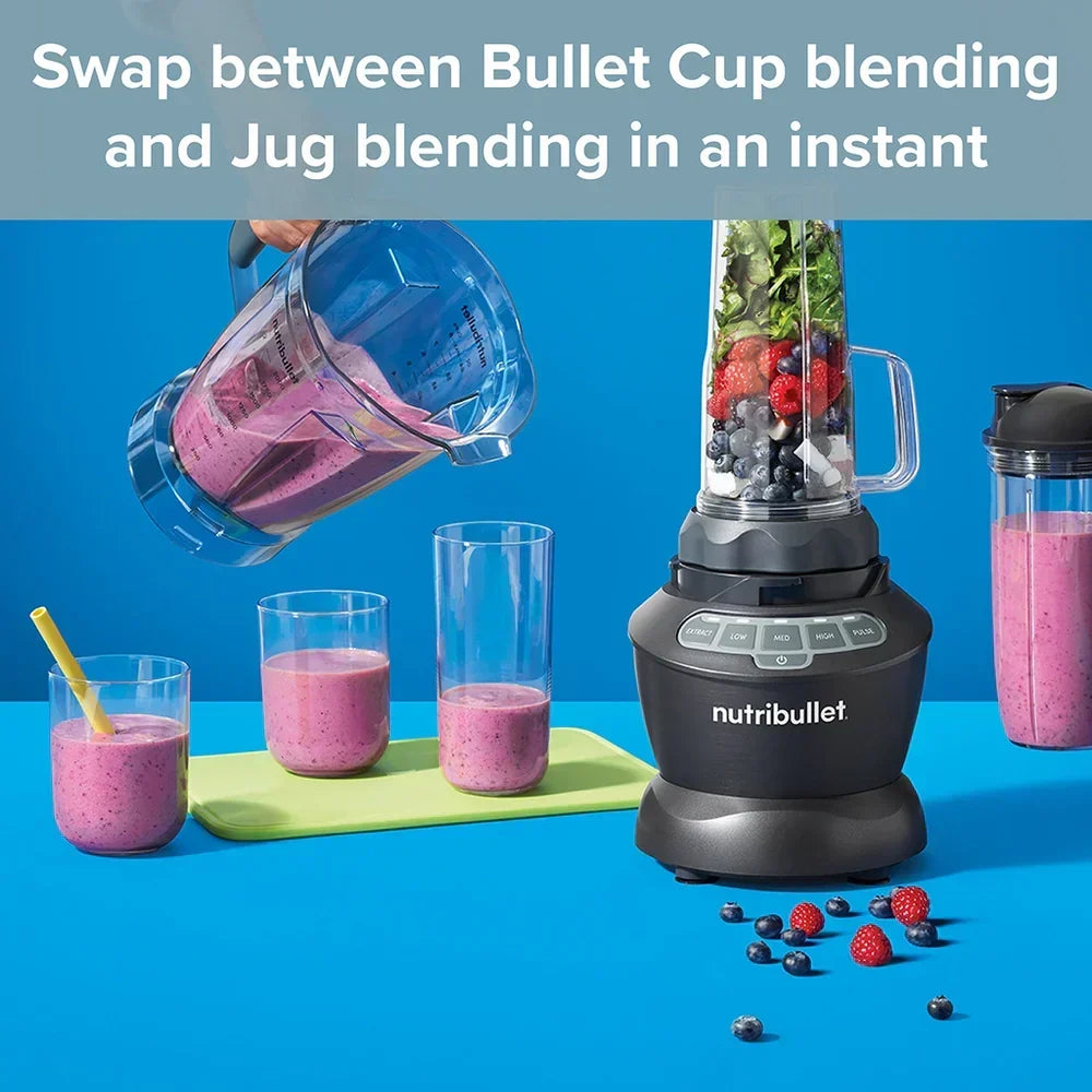 Nutribullet Blender Combo 1200W Power 02147 - Dark Grey – image 10 of 10