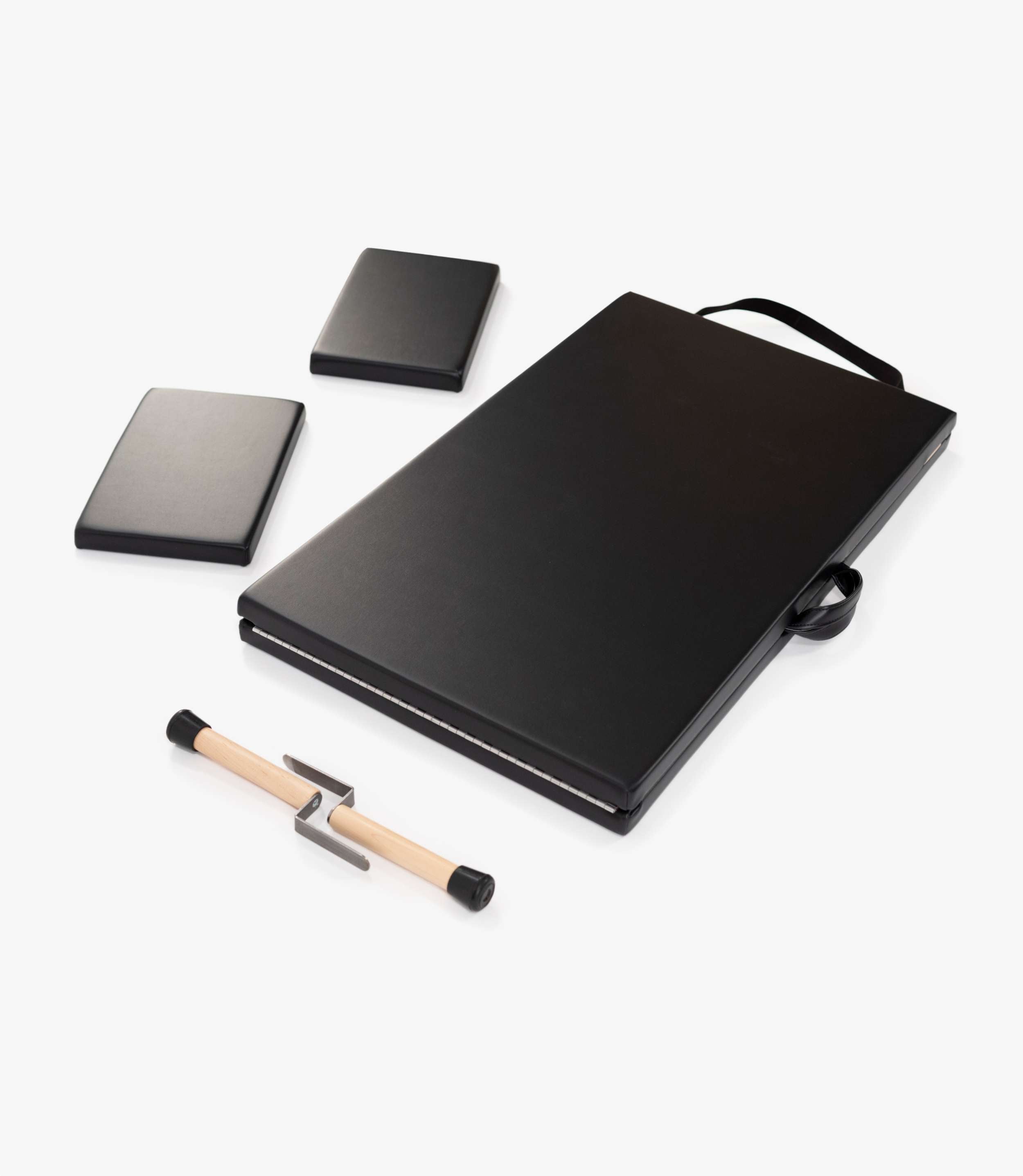 Folding Pilates Mat with Moon Boxes & Handles