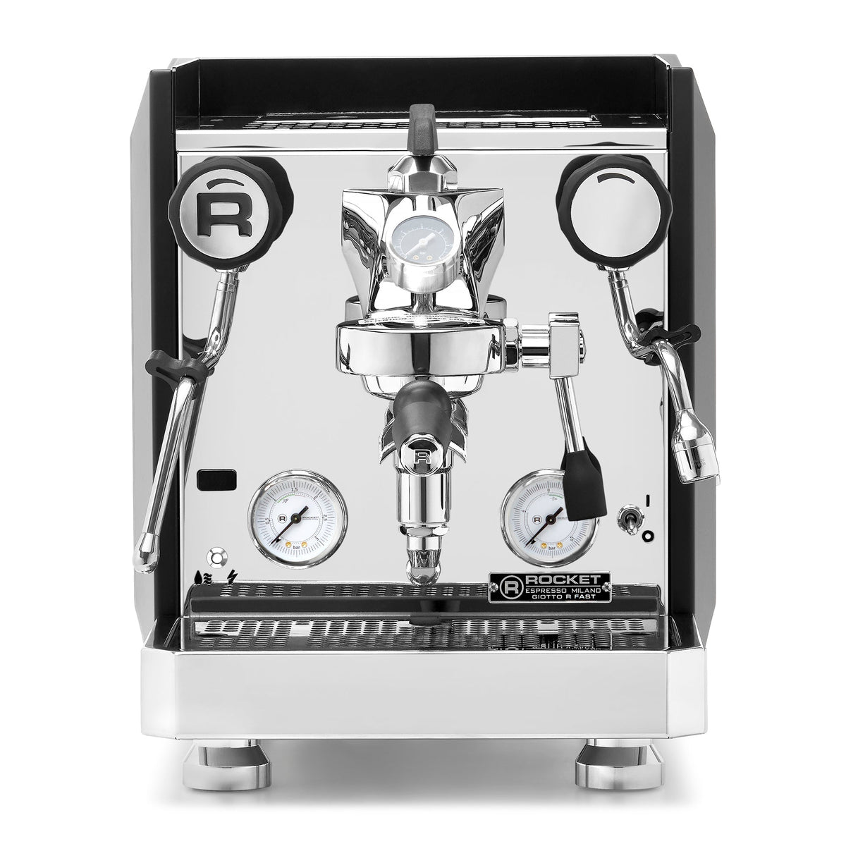 Rocket Espresso Giotto FAST R Espresso Machine – Black / No Accents / Flow Paddle