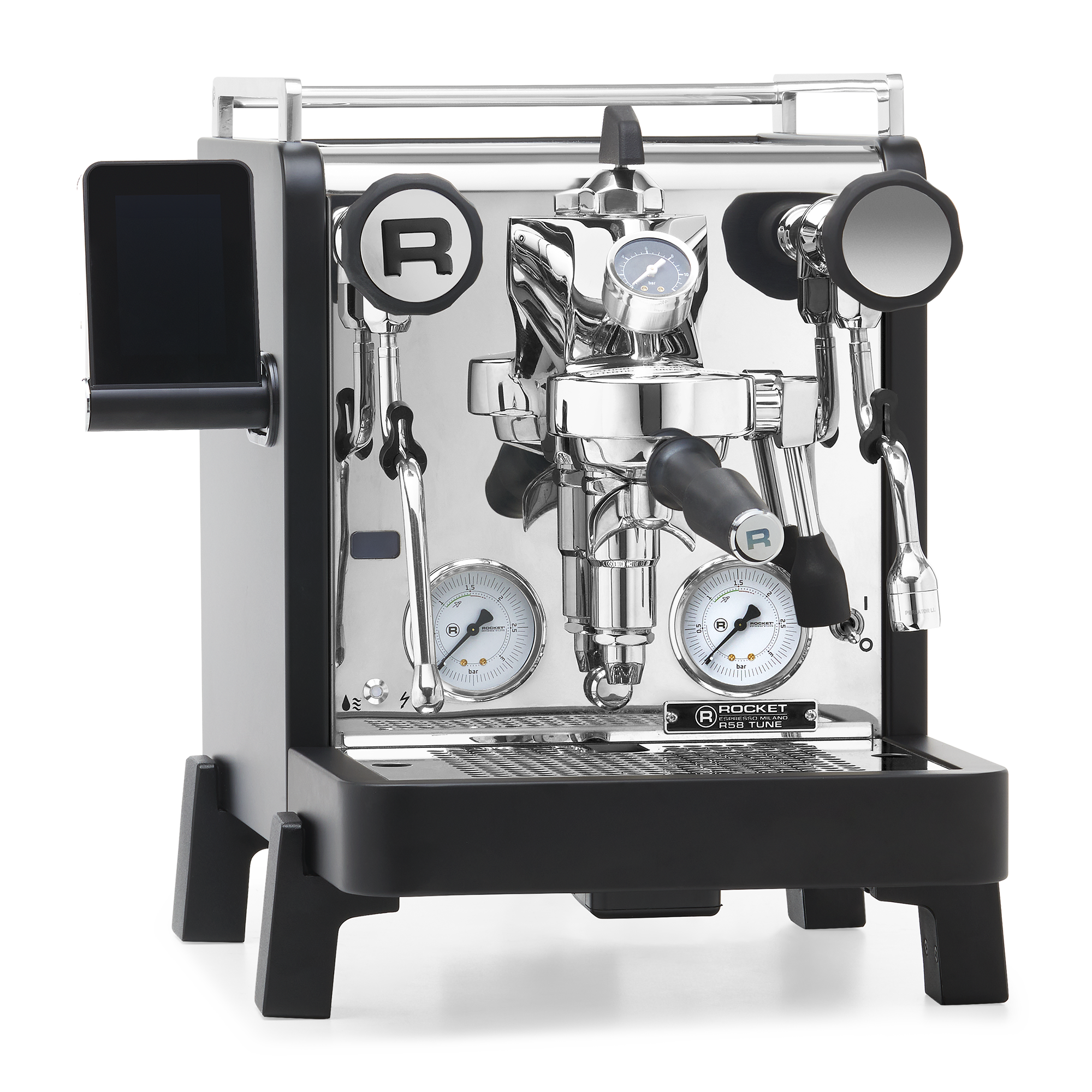 Rocket Espresso R58 TUNE Espresso Machine – Black / No Accents / Flow Paddle