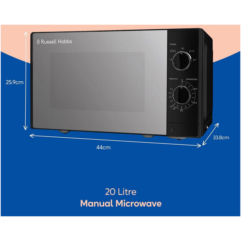 Russell Hobbs RHM2047B 23 Litres Microwave Silver – image 4 of 9