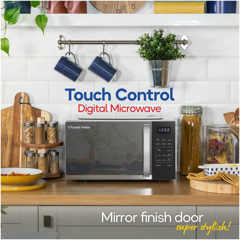 Russell Hobbs RHMT2045S 20 Litre Touch Control Digital Microwave Silver – image 4 of 8