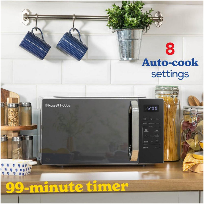 Russell Hobbs RHMT2045S 20 Litre Touch Control Digital Microwave Silver – image 7 of 8