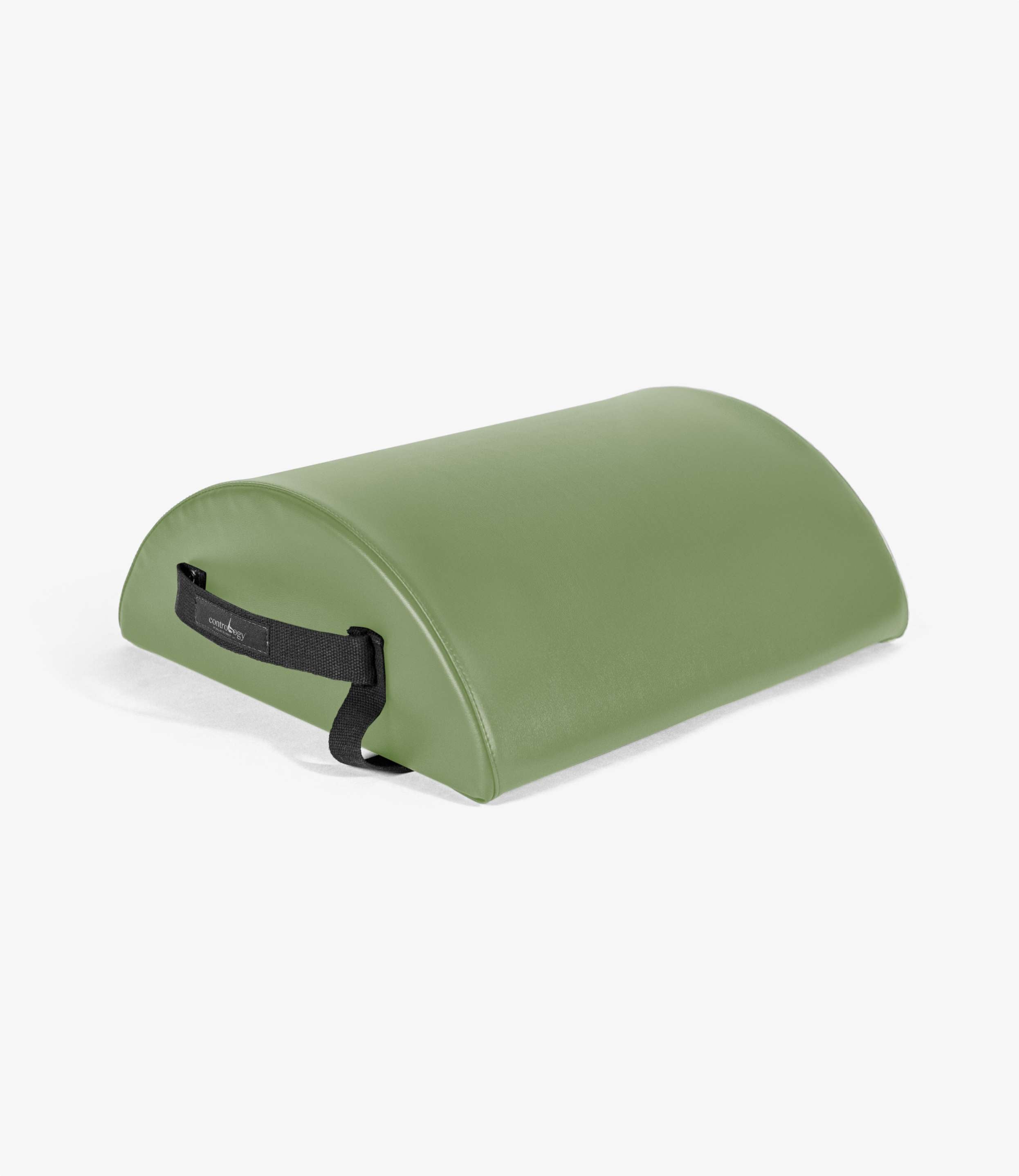 Reformora Pilates Small Barrel (Mini Arc Barrel) in Sage Green for home Pilates stretching and core training