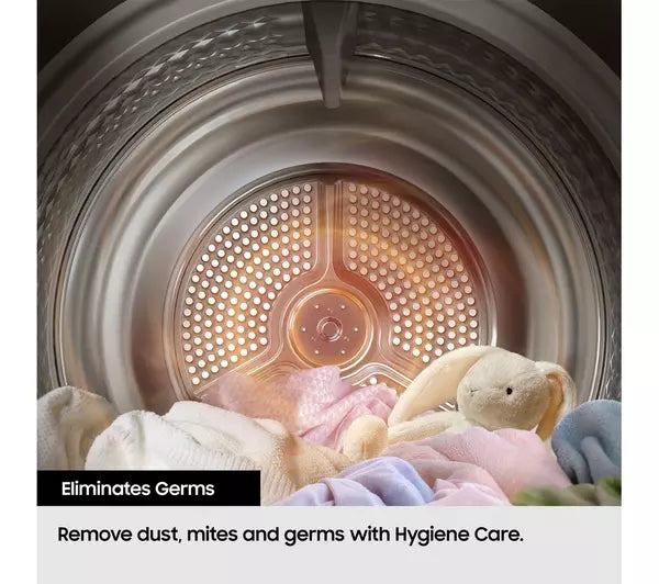 Samsung Series 5 DV90CGC0A0AEEU with OptimalDry 9 kg Heat Pump Tumble Dryer White – image 9 of 12