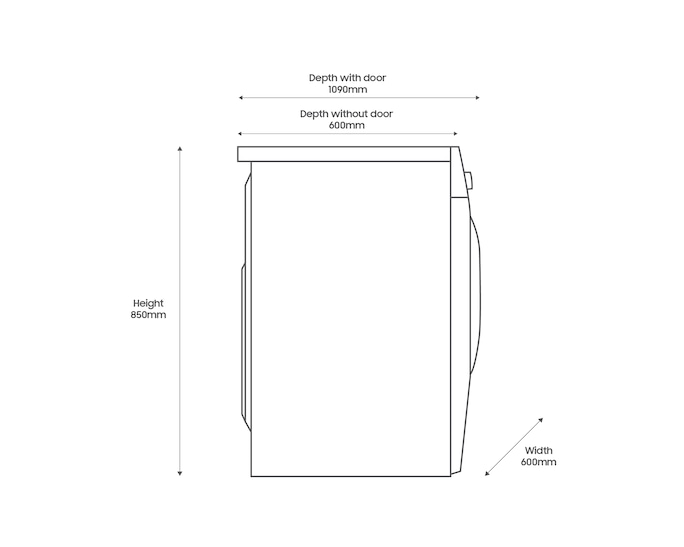 Samsung Series 5 WW11DG5B25AEEU Bespoke AI Front-Load 11 kg 1400 Spin Washing Machine White – image 10 of 10