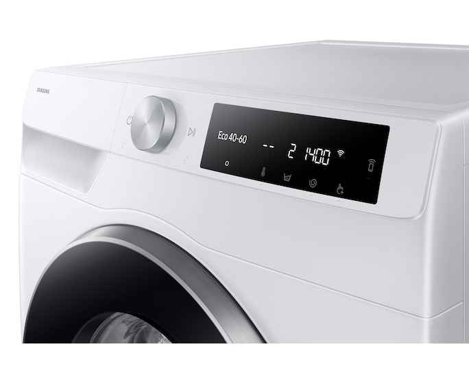 Samsung Series 6 WW90DG6U85LEU1 Bespoke AI Front-Load 9 kg 1400 Spin Washing Machine White – image 7 of 11