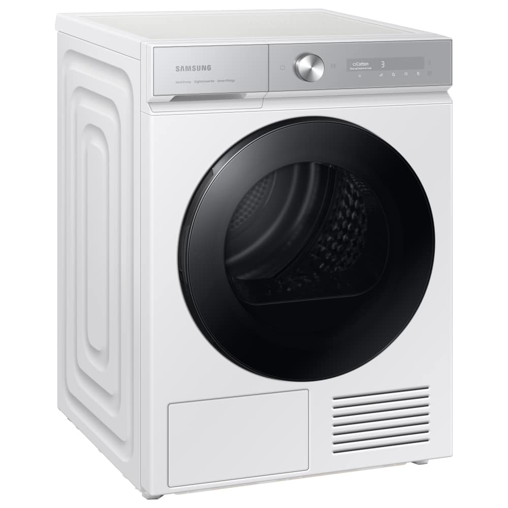 Samsung Series 8 DV90BB9445GHS1 with Optimal Dry 9kg Heat Pump Tumble Dryer White – image 3 of 11