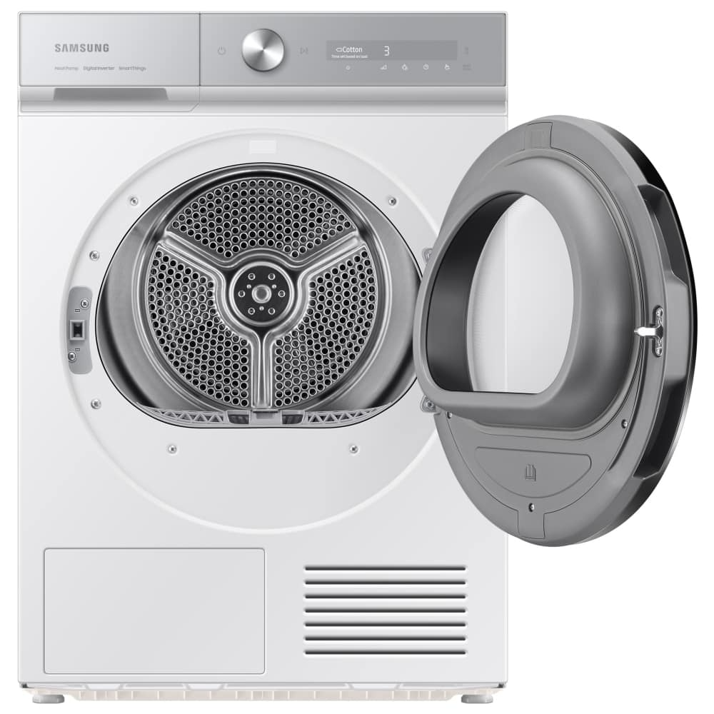 Samsung Series 8 DV90BB9445GHS1 with Optimal Dry 9kg Heat Pump Tumble Dryer White – image 2 of 11