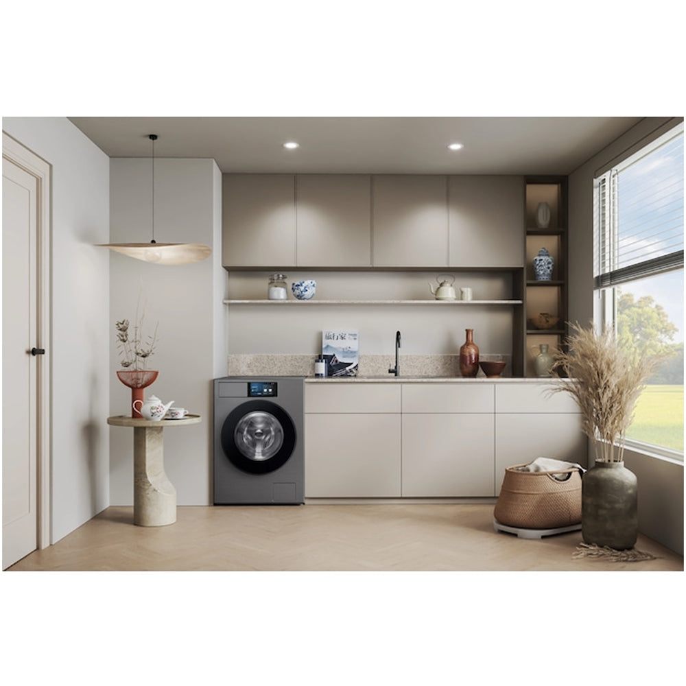 Samsung Series 9 WF90F09C4SU1 Bespoke AI Home 9kg 1400 Spin Smart Washing Machine Dark Steel – image 16 of 16