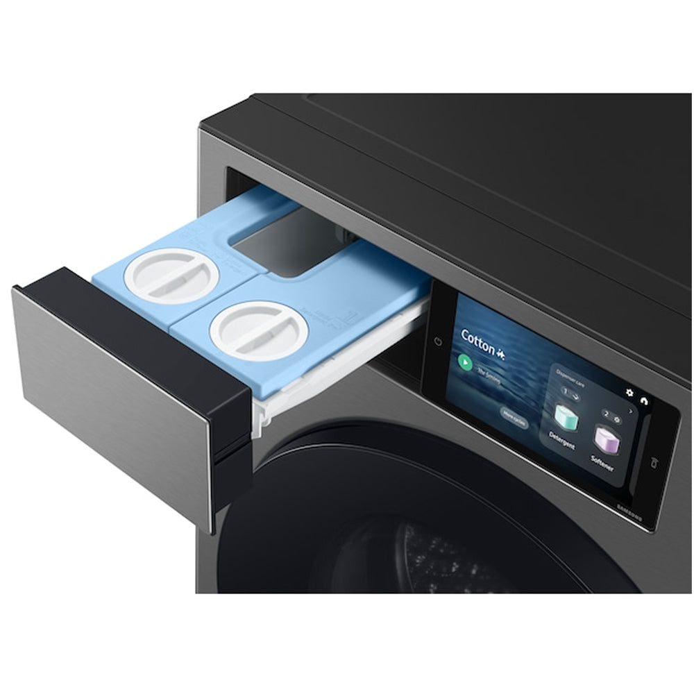 Samsung Series 9 WF90F09C4SU1 Bespoke AI Home 9kg 1400 Spin Smart Washing Machine Dark Steel – image 12 of 16