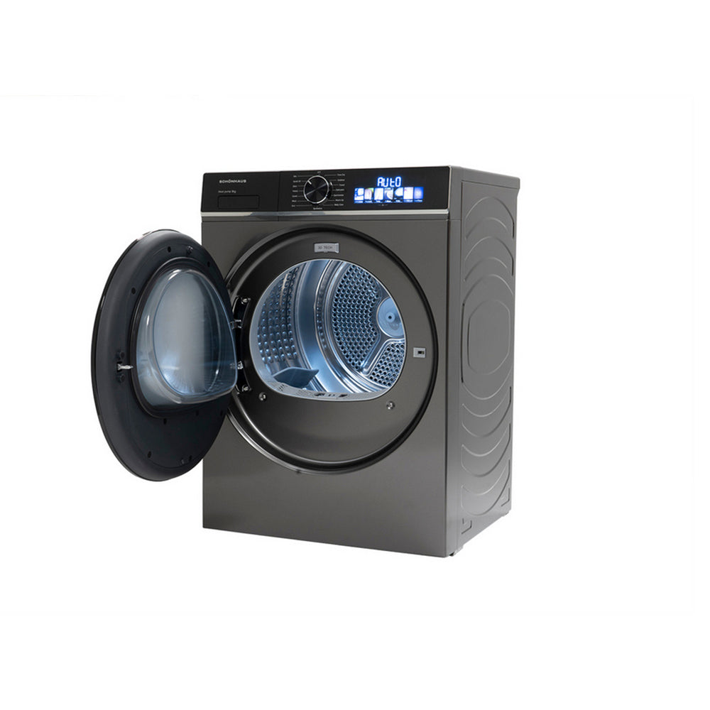 Schonhaus TDSHF018A3G 8kg Heat Pump Tumble Dryer Graphite – image 2 of 9
