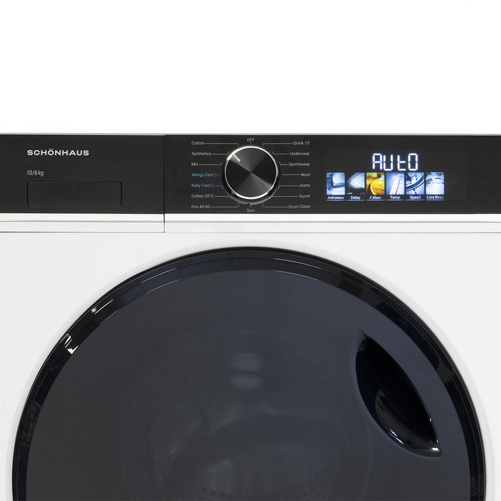 Schonhaus WDSF0110614AW 10+6 kg 1400 Spin Washer Dryer White – image 5 of 9