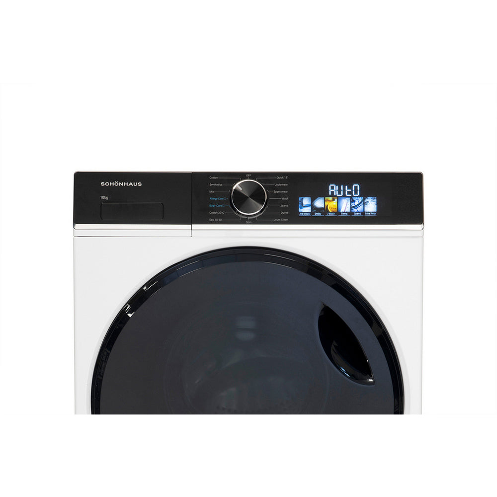 Schonhaus WMSF011014AW 10kg 1400 Spin Freestanding Washing Machine White – image 2 of 8