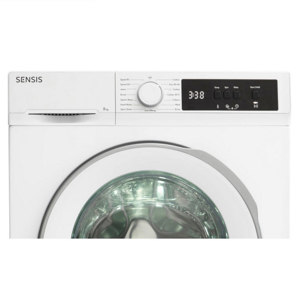 Sensis WMF01814AW 8kg 1400 Spin Washing Machine White – image 3 of 8