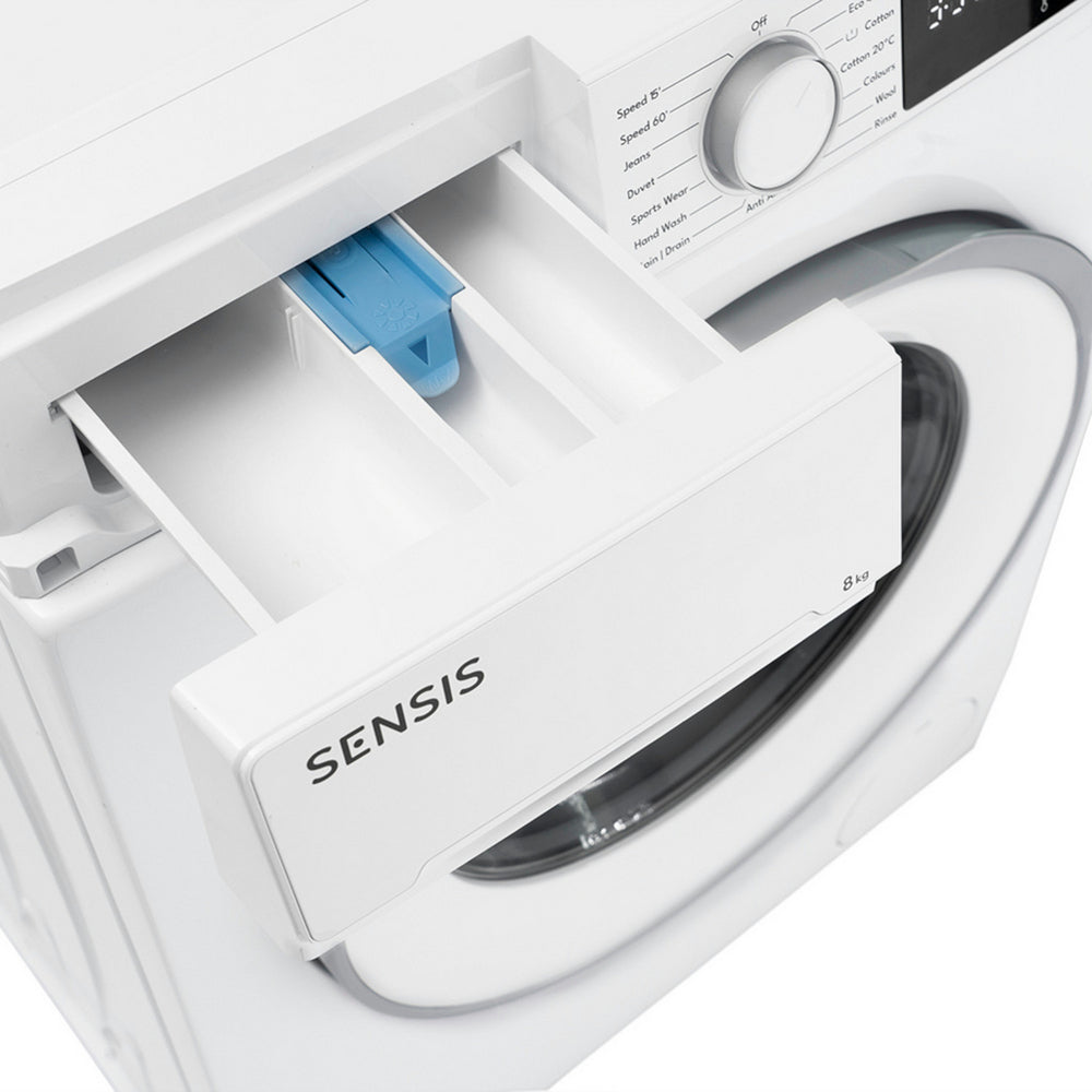 Sensis WMF01814AW 8kg 1400 Spin Washing Machine White – image 4 of 8