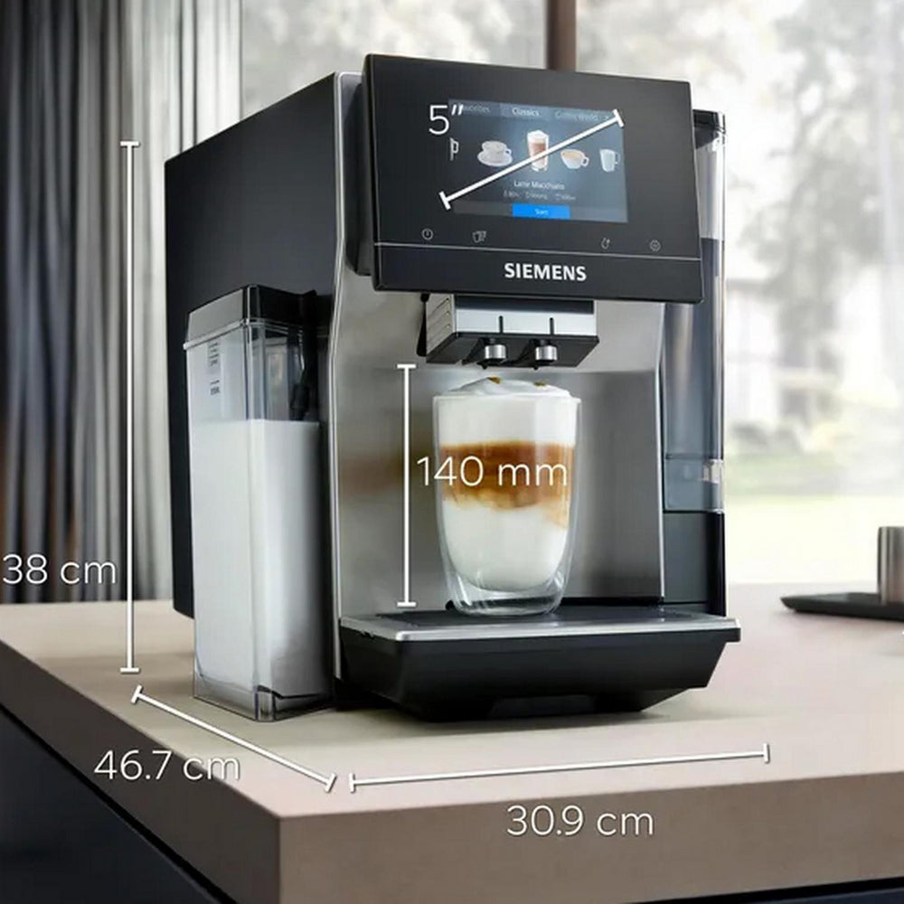 Siemens TQ717GB3 EQ700 Bean To Cup Coffee Machine Stainless Steel – image 4 of 17