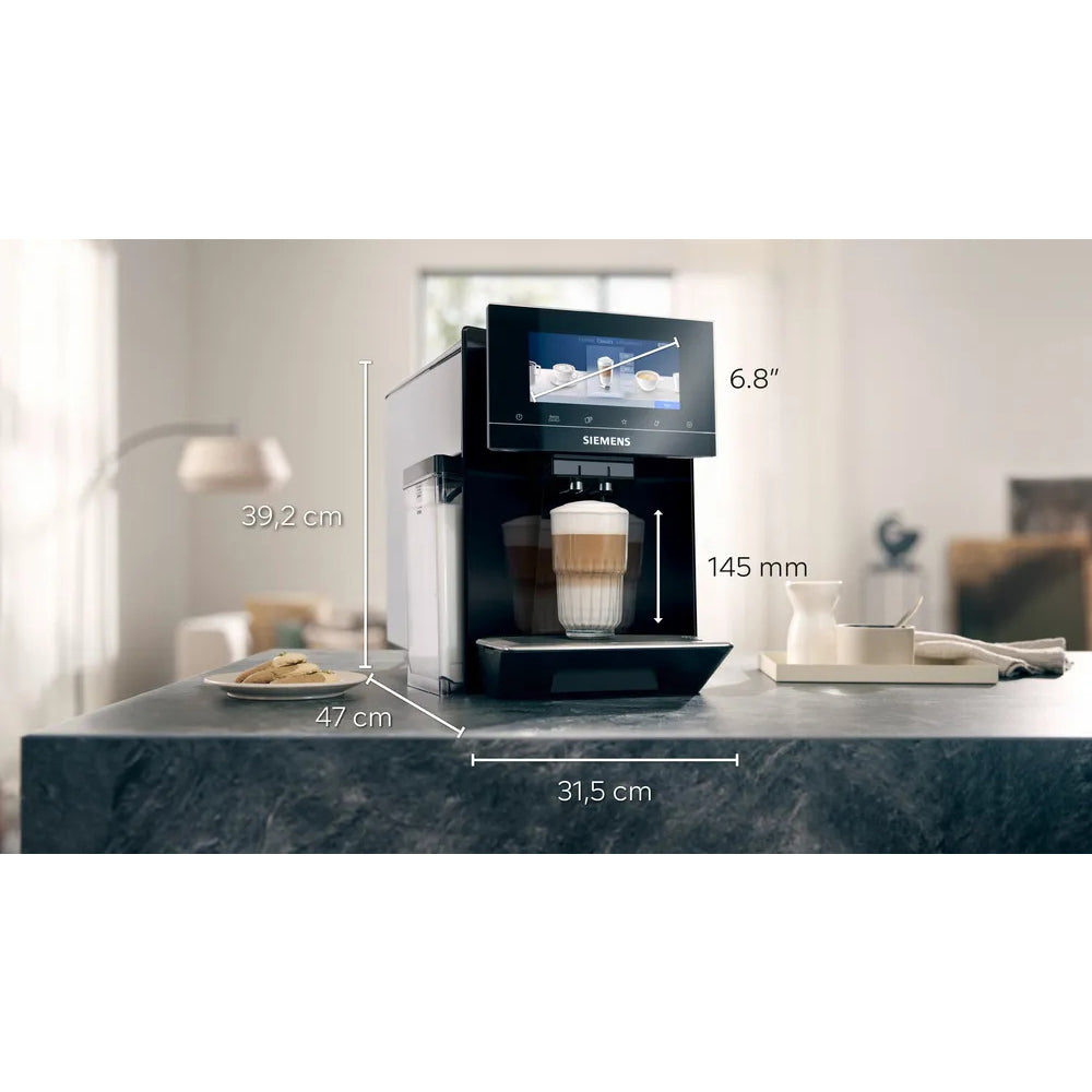 Siemens TQ903GB9 EQ900 Bean to Cup Coffee Machine Black – image 2 of 10