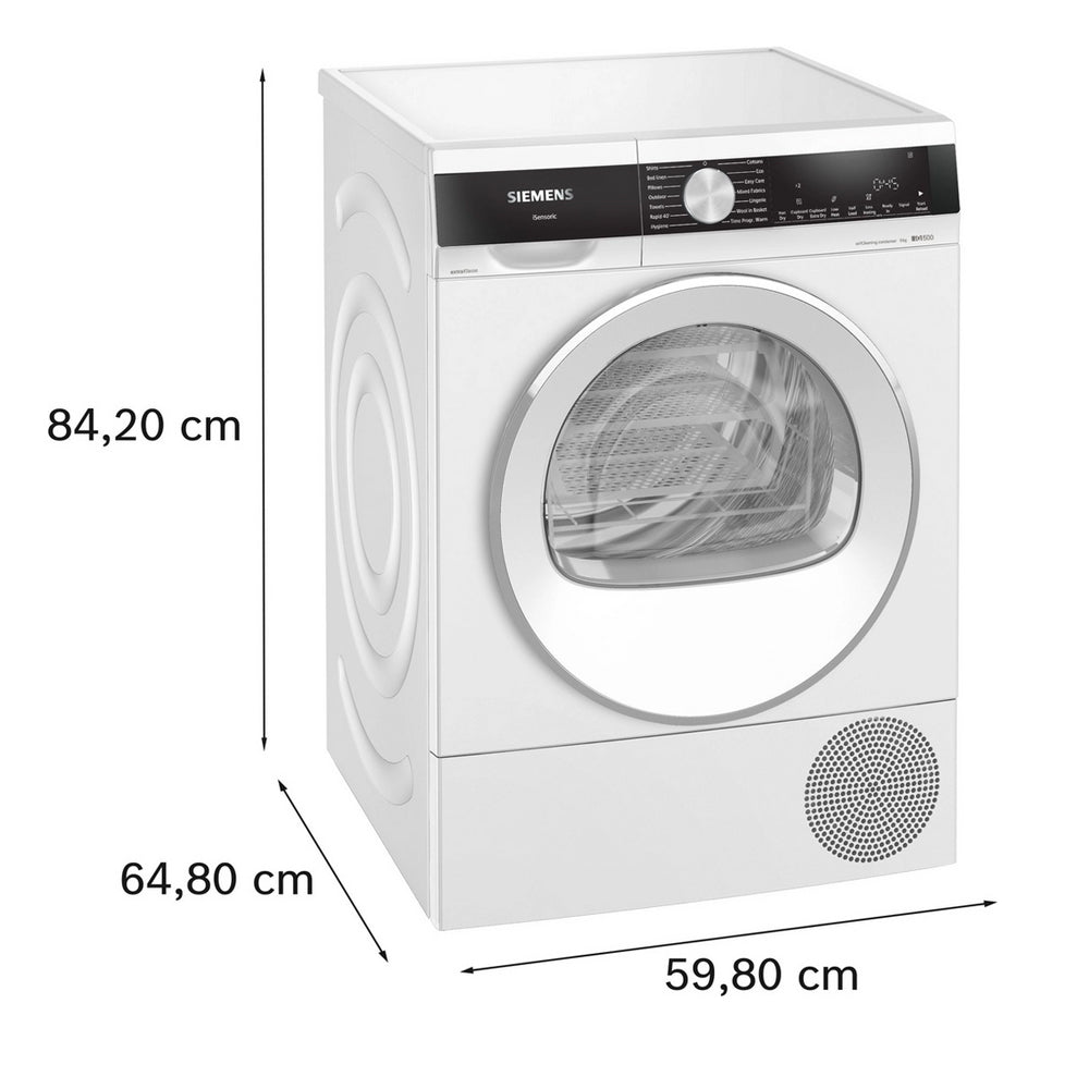 Siemens WQ45G202GB 9kg iQ500 Freestanding Heat Pump Tumble Dryer - A+++ Rated – image 5 of 10