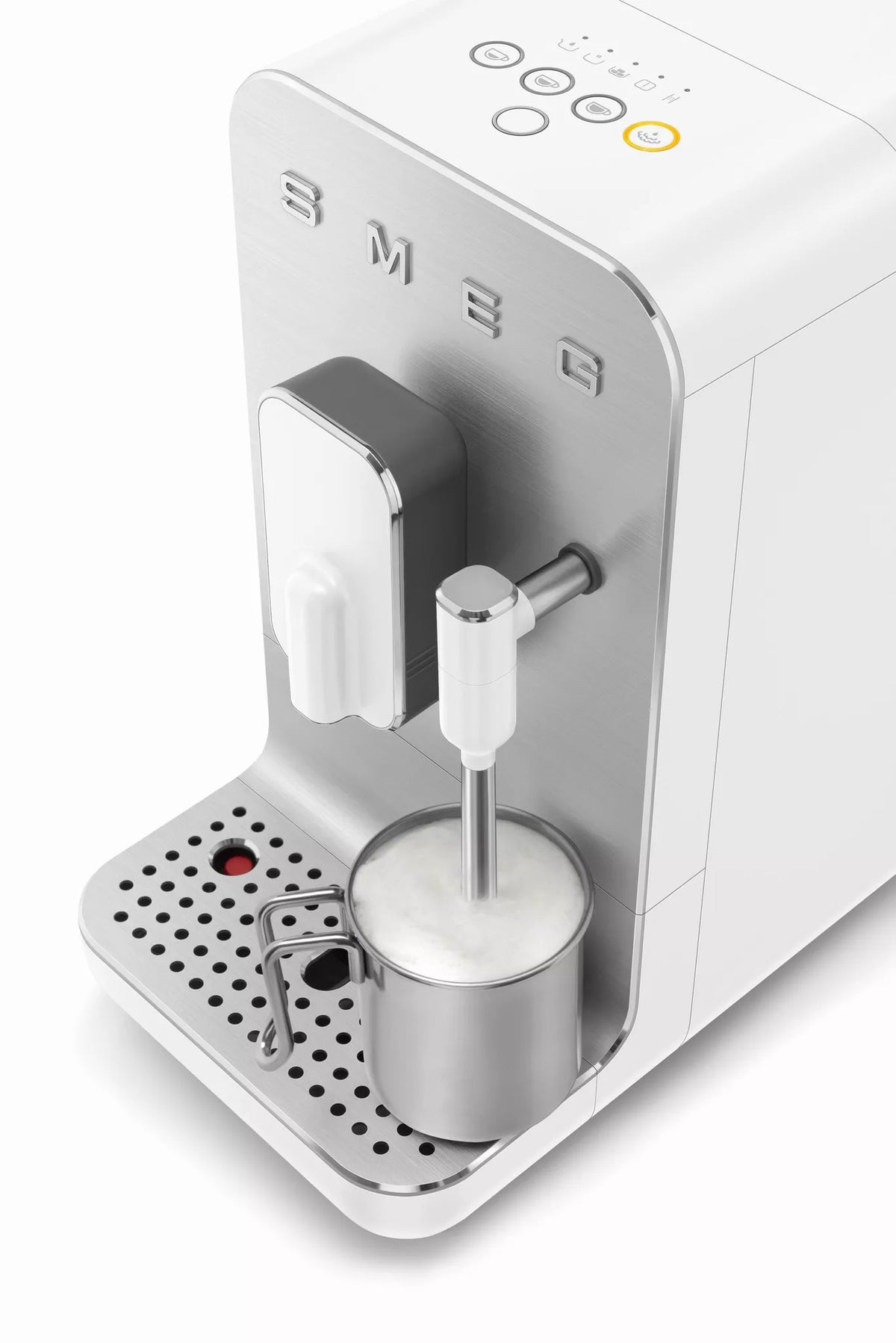 Smeg BCC12WHMUK Retro Bean to Cup Espresso Coffee Machine Matt White – image 3 of 10