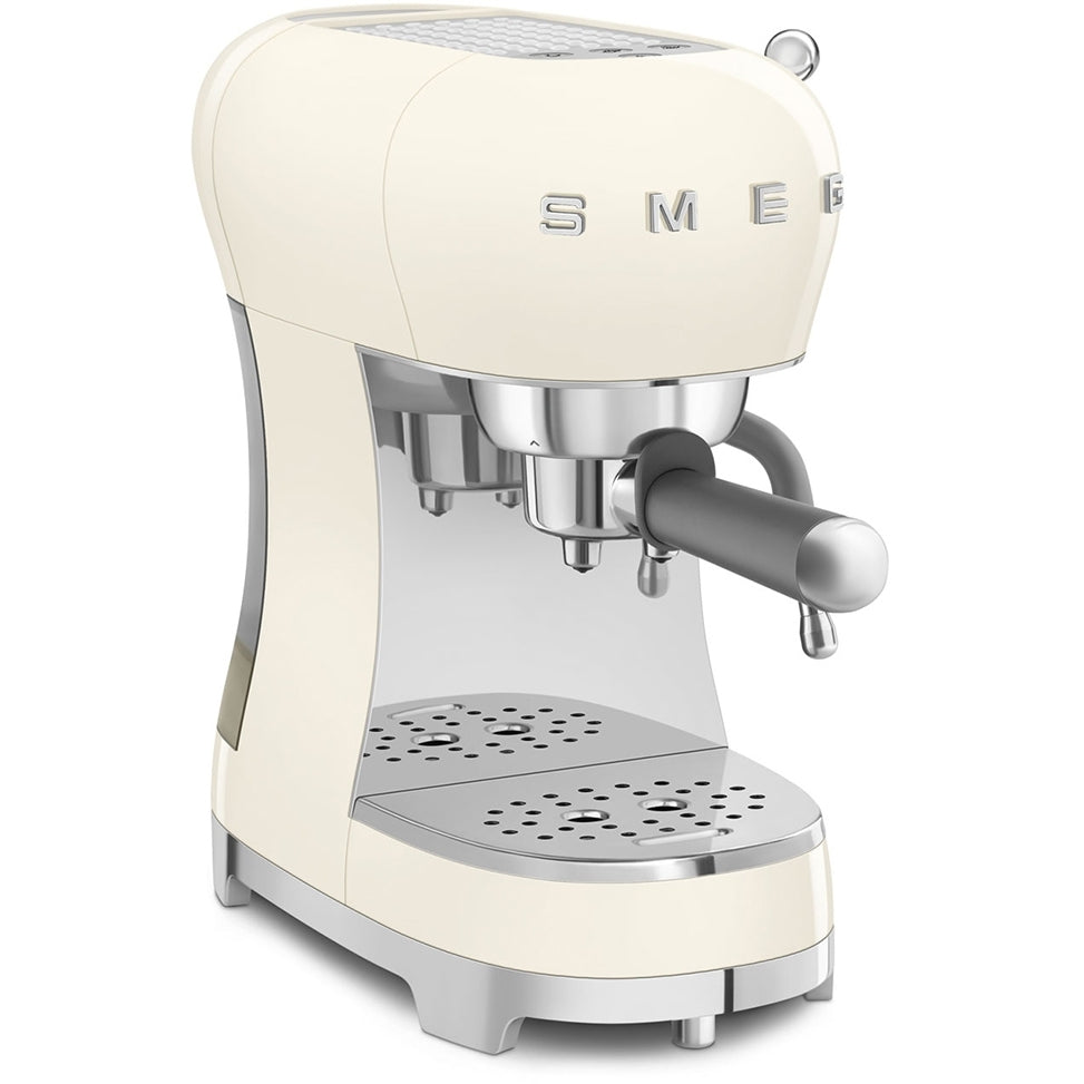 Smeg ECF02CRUK 50s Retro Style Espresso Coffee Machine with Steam Wand Cream – image 3 of 6
