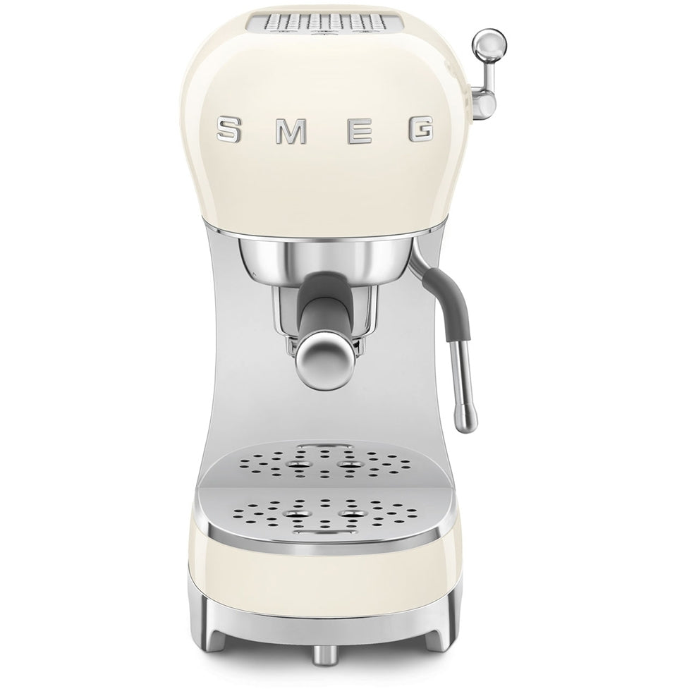 Smeg ECF02CRUK 50s Retro Style Espresso Coffee Machine with Steam Wand Cream – image 4 of 6