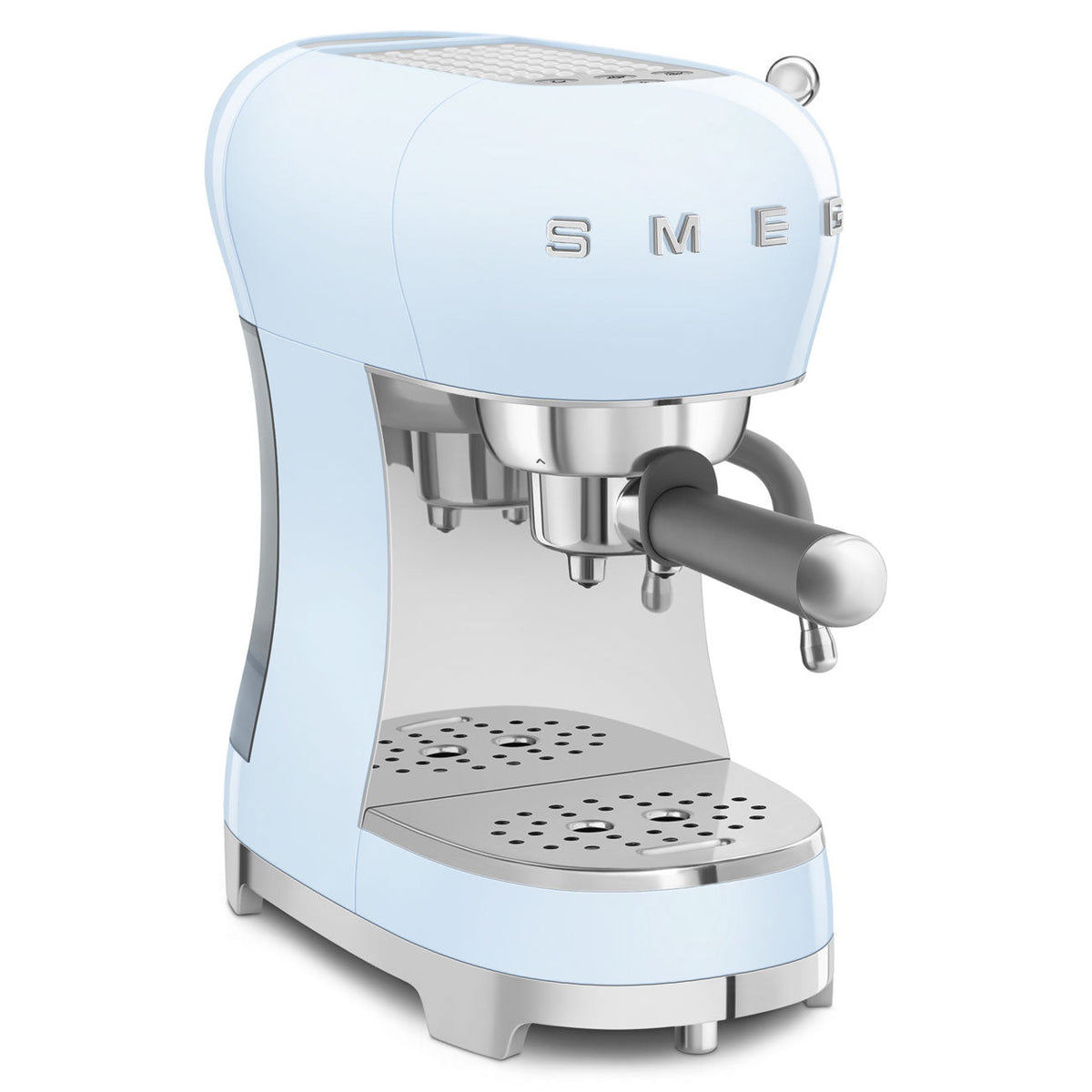 Smeg ECF02PBUK 50s Retro Style Espresso Coffee Machine with Steam Wand Pastel Blue – image 2 of 7