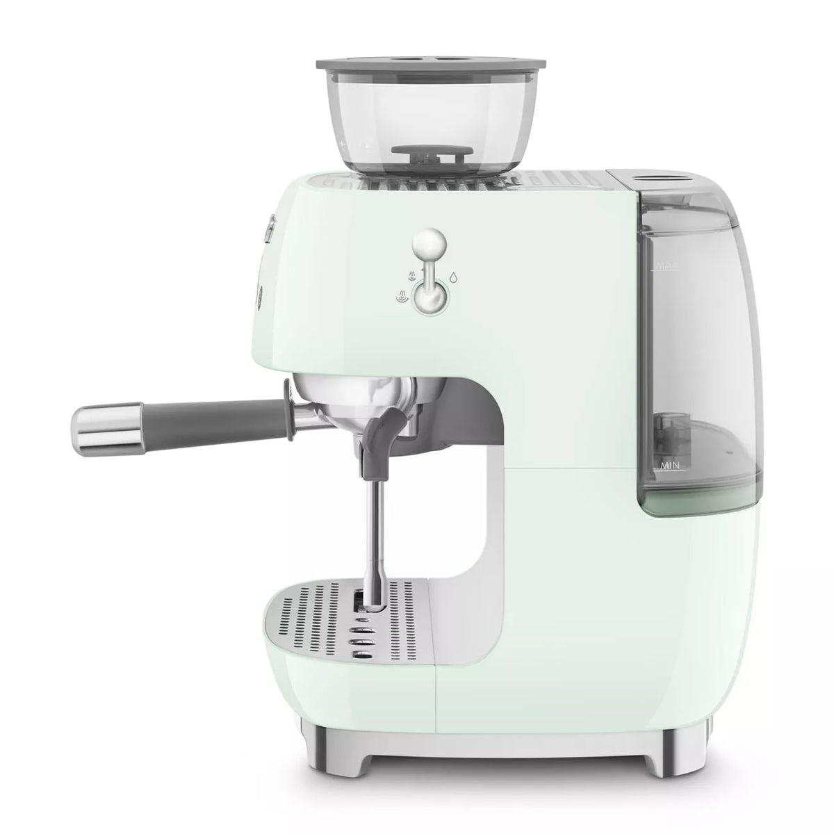 Smeg EGF03PGUK Retro Espresso Coffee Machine with Grinder in Pastel Green – image 3 of 8