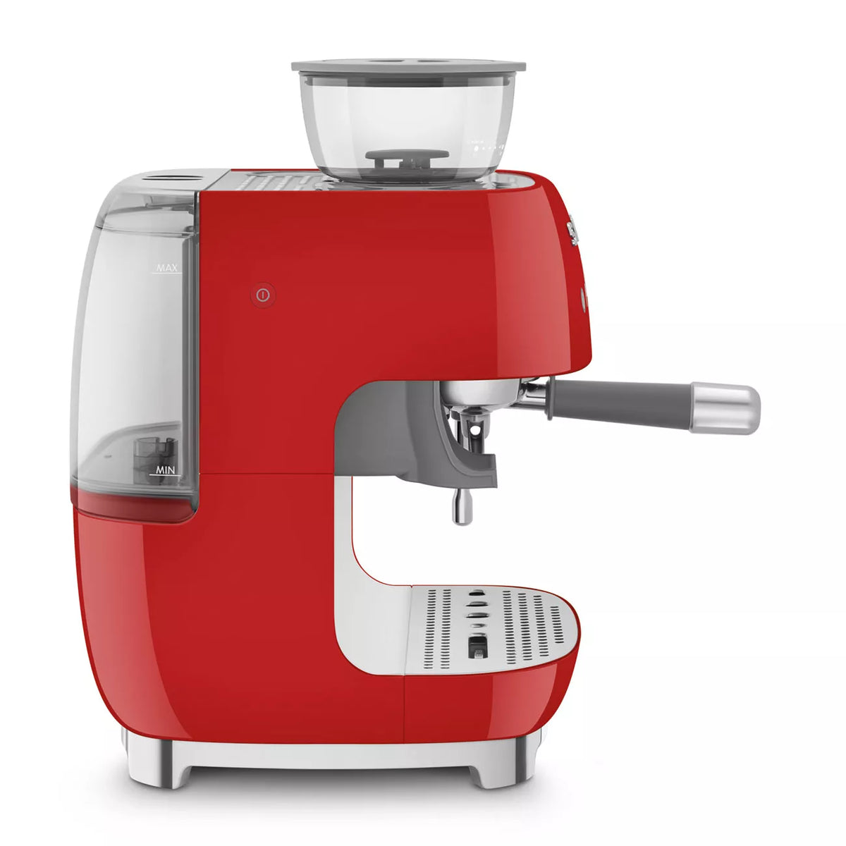 Smeg EGF03RDUK Retro Espresso Coffee Machine with Grinder in Red – image 4 of 8