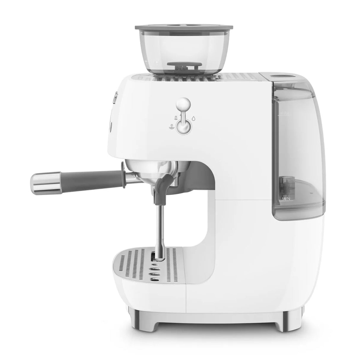 Smeg EGF03WHUK Retro Espresso Coffee Machine with Grinder in White – image 3 of 9