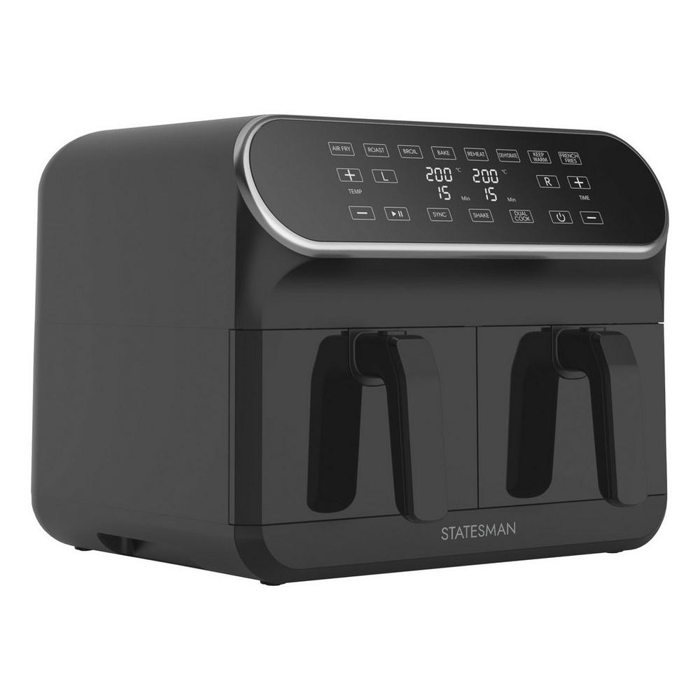 Statesman SKAF08017BK Digital Dual Zone Air Fryer - Black – image 2 of 6