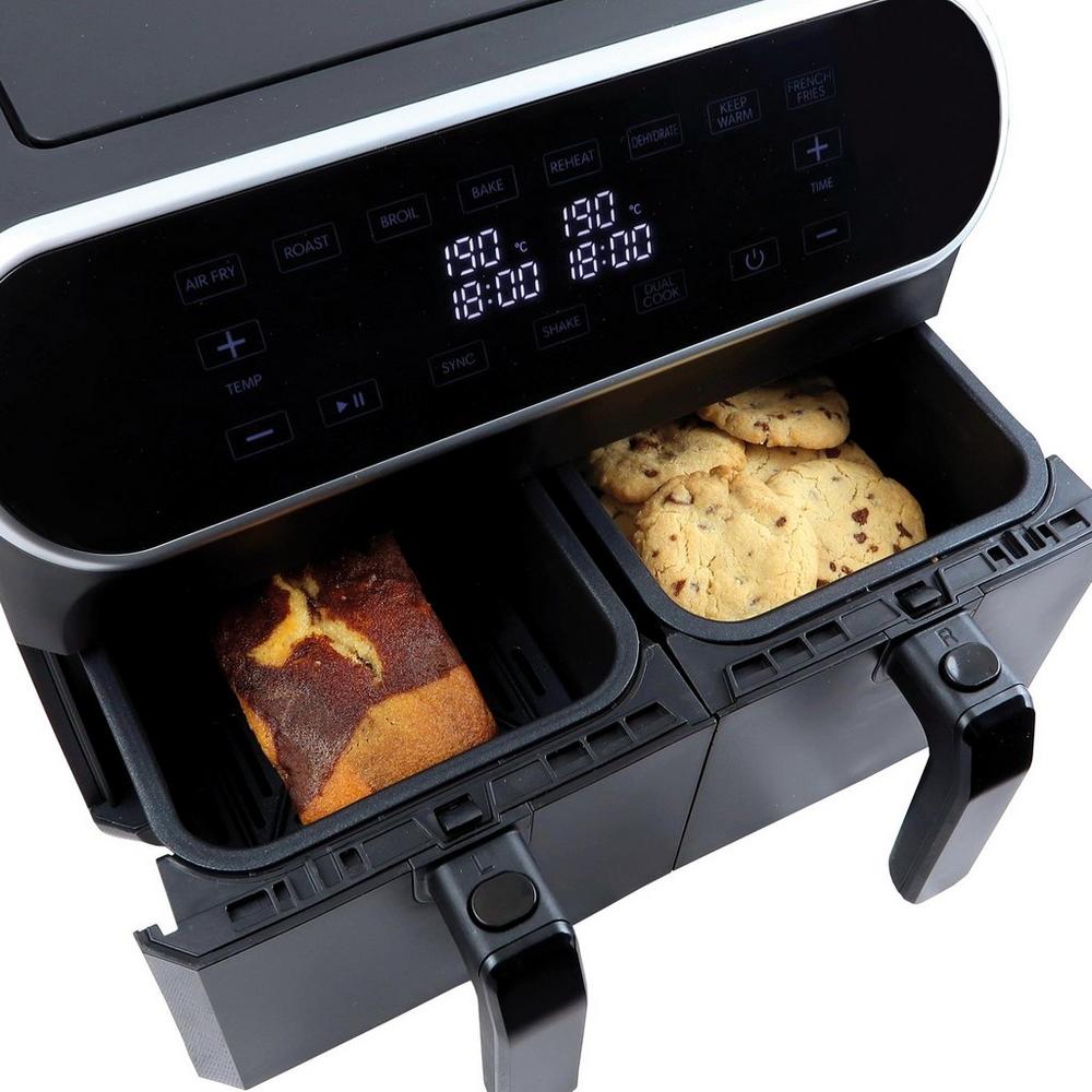 Statesman SKAF08017BK Digital Dual Zone Air Fryer - Black – image 4 of 6